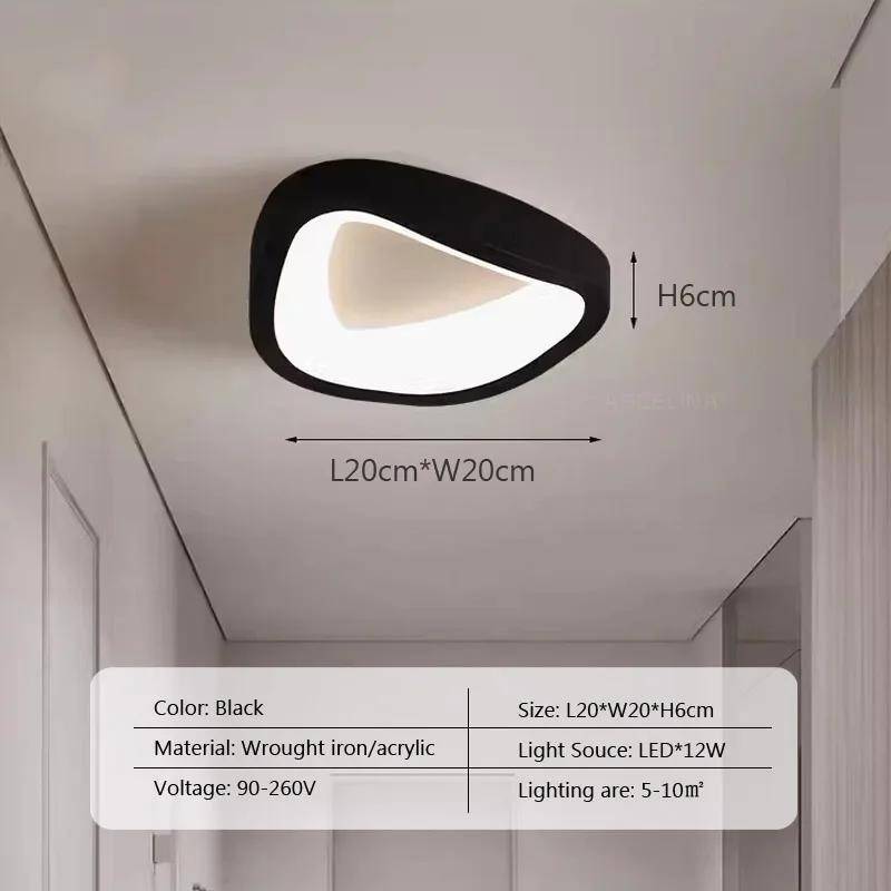 Nordic LED Decke Lampe Für Wohnzimmer Esszimmer Schlafzimmer Gang Garderobe Balkon Decke Kronleuchter Indoor Decor Leuchten Cool White von Joom DACH