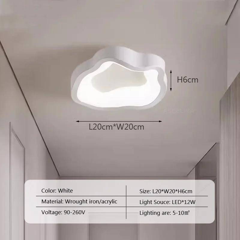 Nordic LED Decke Lampe Für Wohnzimmer Esszimmer Schlafzimmer Gang Garderobe Balkon Decke Kronleuchter Indoor Decor Leuchten Warm White von Joom DACH