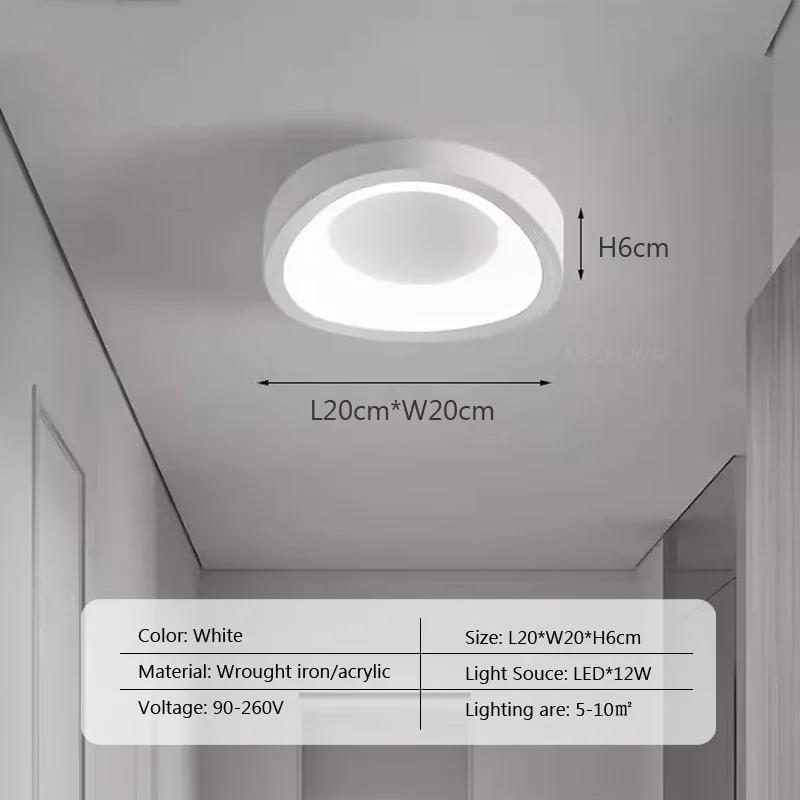 Nordic LED Decke Lampe Für Wohnzimmer Esszimmer Schlafzimmer Gang Garderobe Balkon Decke Kronleuchter Indoor Decor Leuchten Warm White von Joom DACH