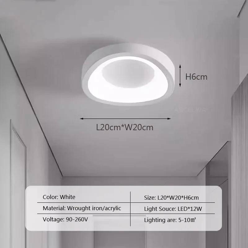 Nordic LED Decke Lampe Für Wohnzimmer Esszimmer Schlafzimmer Gang Garderobe Balkon Decke Kronleuchter Indoor Decor Leuchten Warm White von Joom DACH