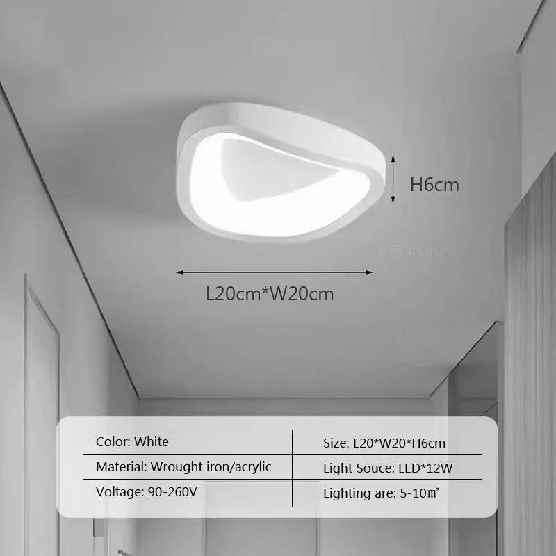 Nordic LED Decke Lampe Für Wohnzimmer Esszimmer Schlafzimmer Gang Garderobe Balkon Decke Kronleuchter Indoor Decor Leuchten Warm White von Joom DACH