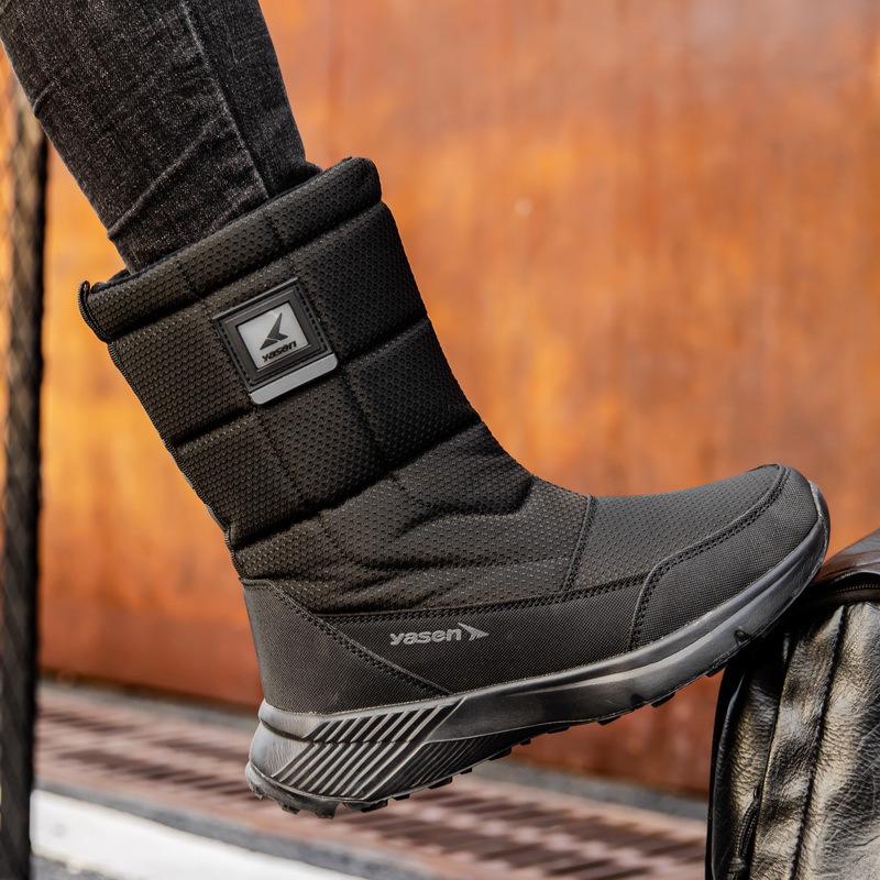 Northeast Herren Extra Dicke High Top Samtgefütterte Winterstiefel - Rutschfest, Warmes Ski-Schuhwerk 48 Northeast Herren Extra Dicke High Top Samtgefütterte Winterstiefel - Rutschfest, Warmes Ski-Schuhwerk 48 von Joom DACH