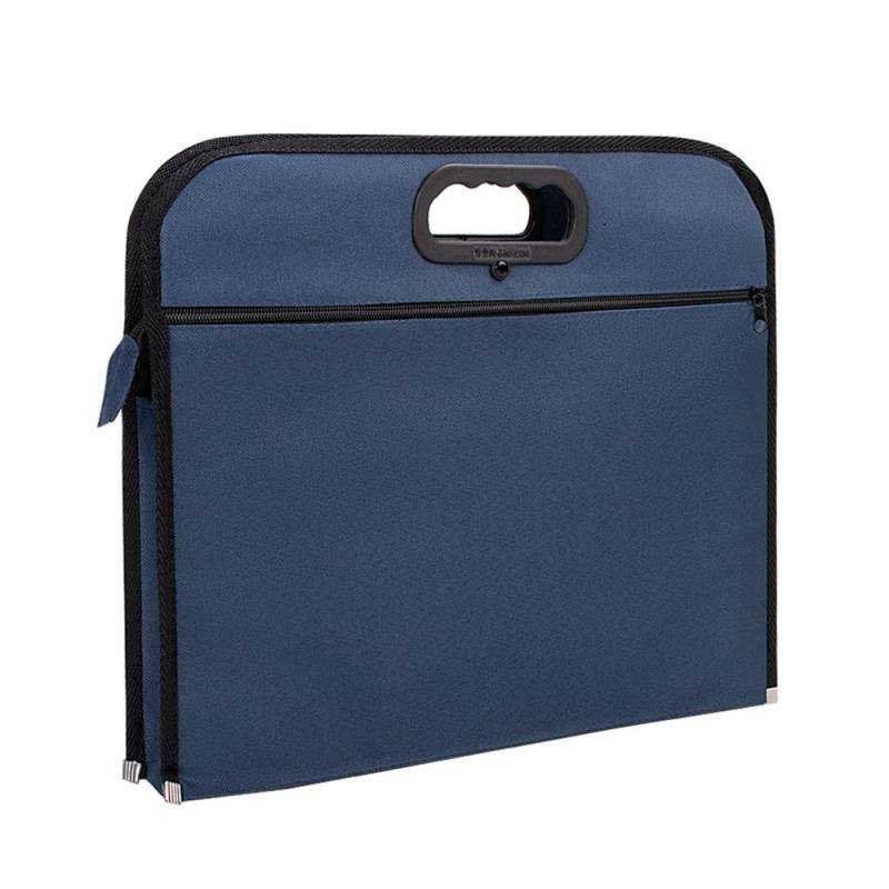 Notebook-Organizer, wasserdicht, für Bürobedarf, Konferenztasche, Handtasche, Aktentasche aus Segeltuch, Dokumententasche A4-Double layer von Joom DACH