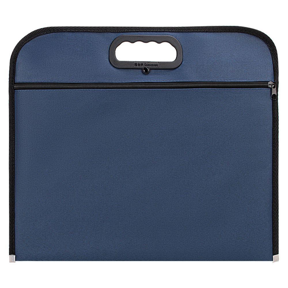 Notebook-Organizer, wasserdicht, für Bürobedarf, Konferenztasche, Handtasche, Aktentasche aus Segeltuch, Dokumententasche B4-Single layer von Joom DACH