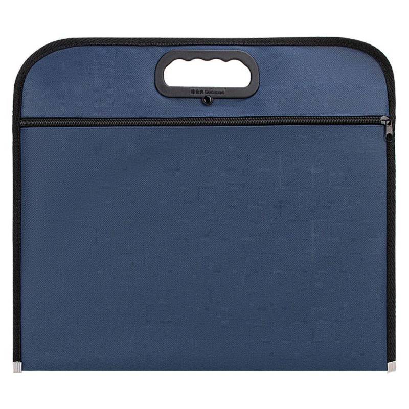 Notebook-Organizer, wasserdicht, für Bürobedarf, Konferenztasche, Handtasche, Aktentasche aus Segeltuch, Dokumententasche B4-Single layer von Joom DACH