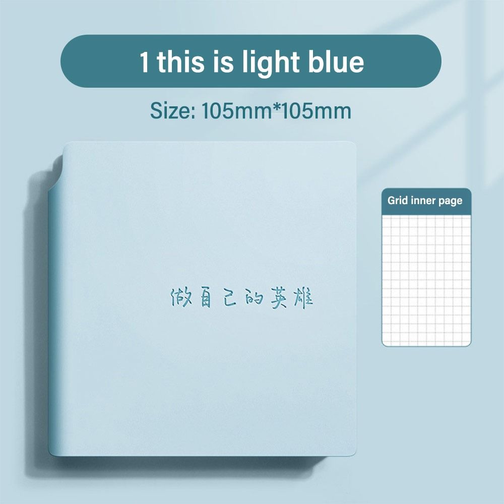 Notizblock mit Rasterseite, tragbar, Agenda, Buch, hochwertiges Tagebuch, Wochenplaner, Büro, Schule 04 von Joom DACH