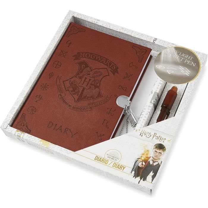 Notizbuch - Harry Potter - Tagebuch - Schloss - Stift mit unsichtbarer Tinte - A5 von Joom DACH