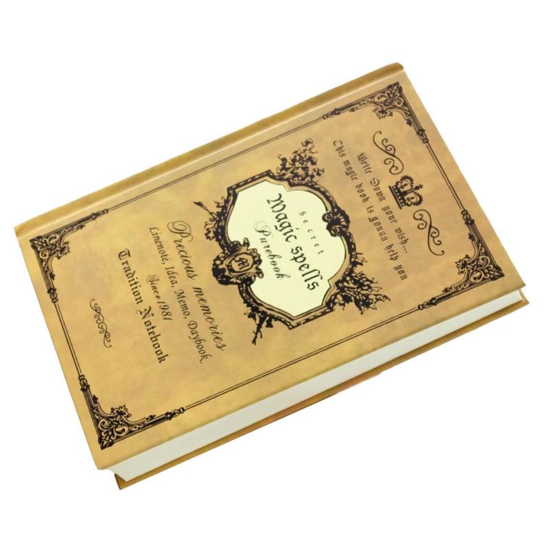 Notizbuch Retro-Muster 2,5 cm dick Beige Innenseiten Papier 21,3x14,5x2,5cm Business-Notizbuch für Notizbuch Retro-Muster 2,5 cm dick Beige Innenseiten Papier 21,3x14,5x2,5cm Business-Notizbuch für von Joom DACH