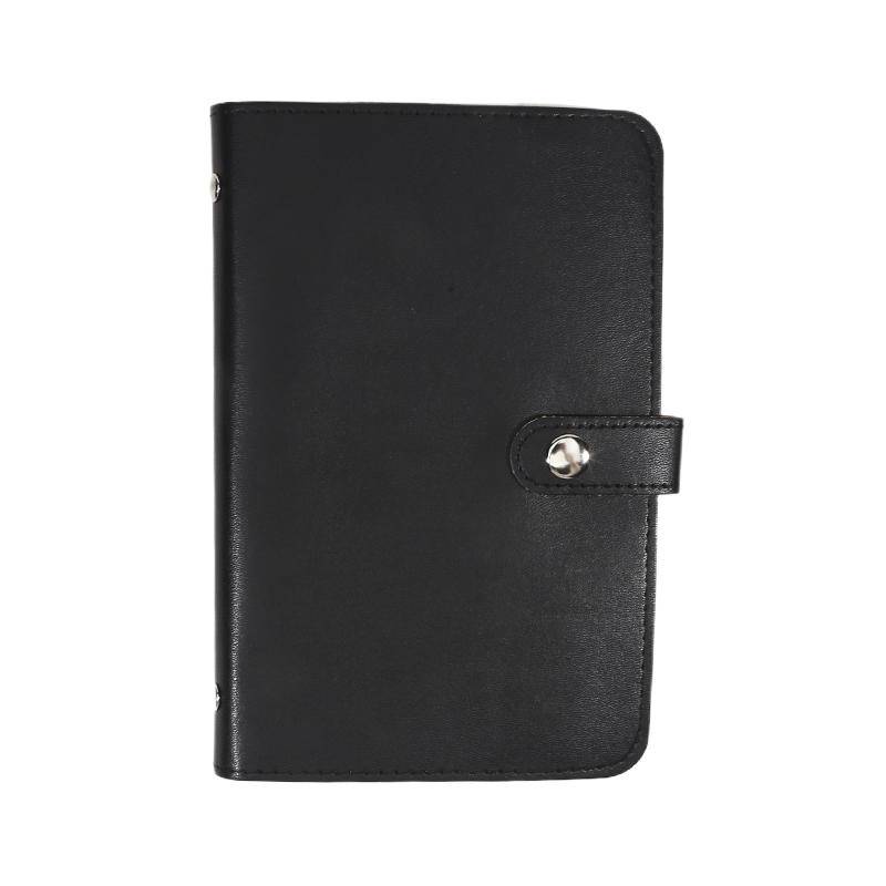 Notizbuch mit großer Kapazität zur Bargeldaufbewahrung, nachfüllbar, Reise-Geld-Budget-Ordner, Planer-Organizer, Spar-Challenges-Buch One Size schwarz von Joom DACH