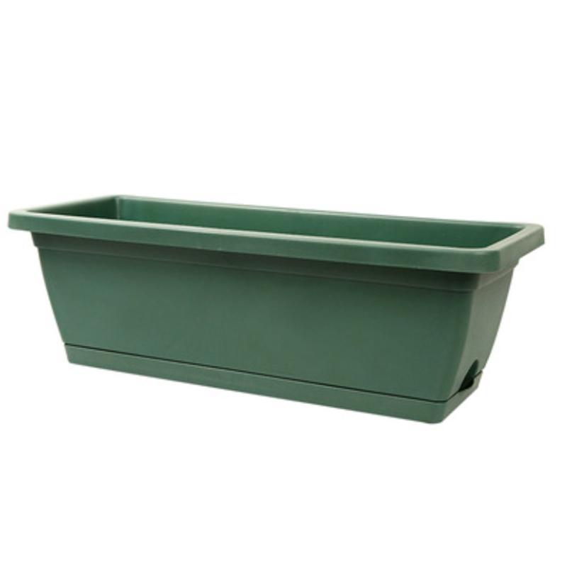 Nützlicher Langlebiger Rechteckiger Pflanzkasten Schlagfestigkeit Rechteckiger Blumenkasten Gemüseanbau Topf Mehrzweck grün von Joom DACH