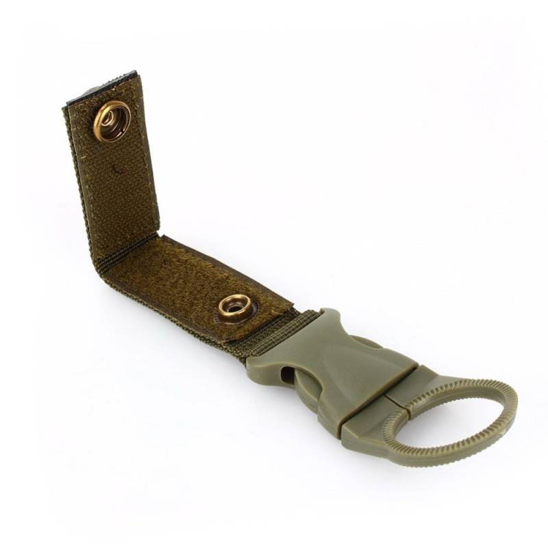 Nylon-Gurtband, Schnallenhaken, Wasserflaschenhalter-Clip, EDC-Kletterkarabiner, Gürtel, Rucksack-Aufhänger, Camp armee grüne von Joom DACH