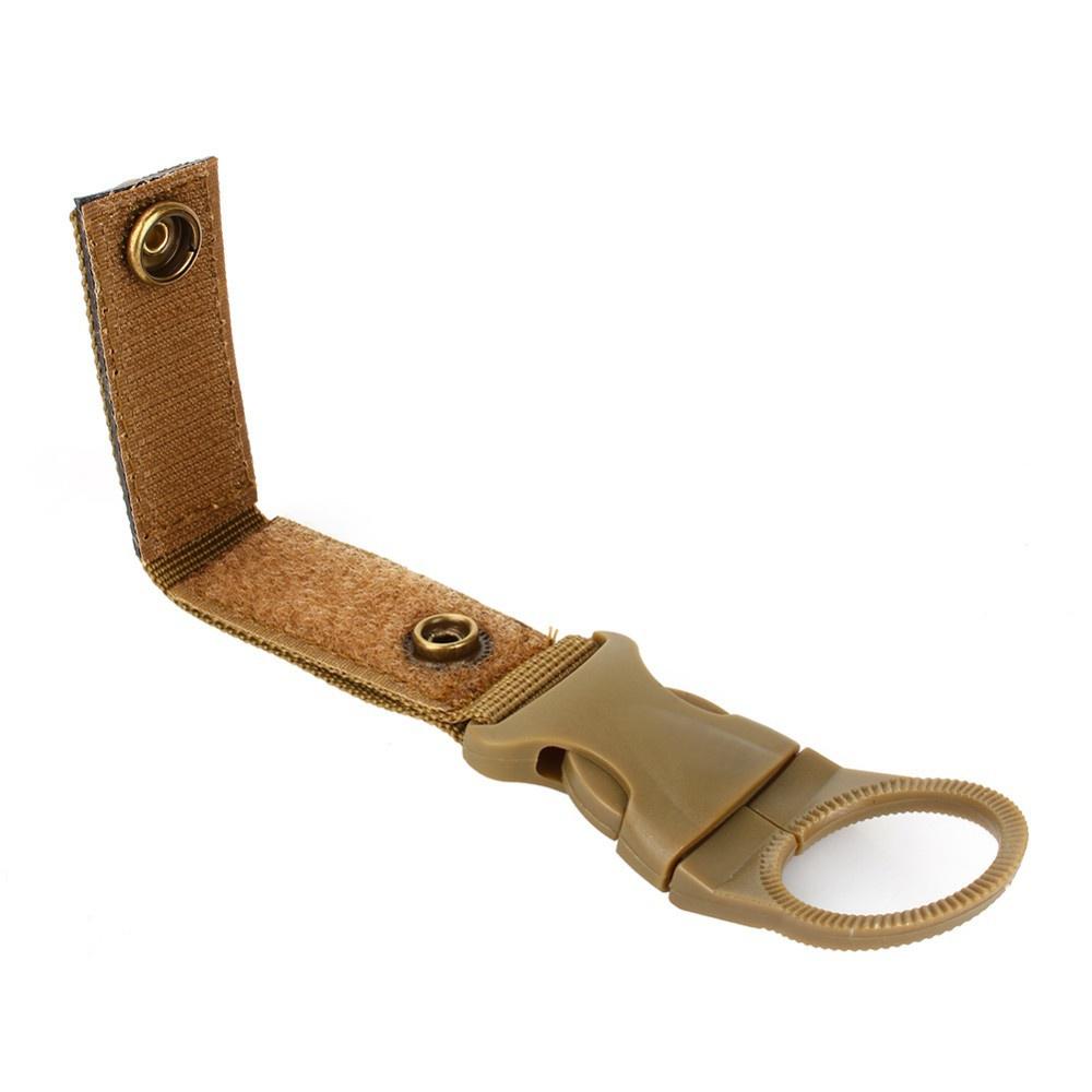 Nylon-Gurtband, Schnallenhaken, Wasserflaschenhalter-Clip, EDC-Kletterkarabiner, Gürtel, Rucksack-Aufhänger, Camp khaki von Joom DACH