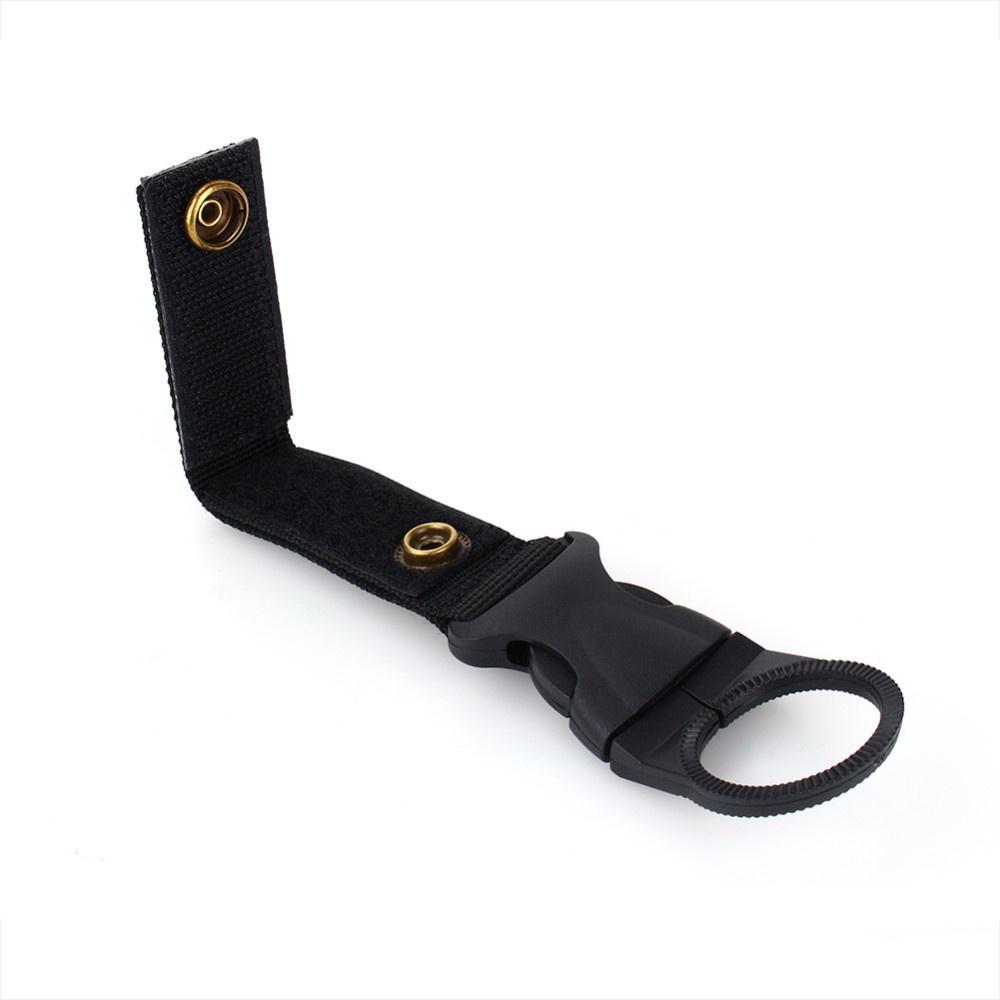 Nylon-Gurtband, Schnallenhaken, Wasserflaschenhalter-Clip, EDC-Kletterkarabiner, Gürtel, Rucksack-Aufhänger, Camp schwarz von Joom DACH