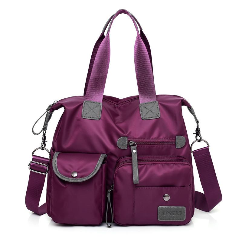 Nylon Handtasche Frauen Große Kapazität Schulter Tasche Wasserdichte Messenger Taschen Casual Lady Umhängetasche Multifunktions Shopping Totes 34x30x13cm violett Nylon Handtasche Frauen Große Kapazität Schulter Tasche Wasserdichte Messenger Taschen Casual Lady Umhängetasche Multifunktions Shopping Totes 34x30x13cm violett von Joom DACH