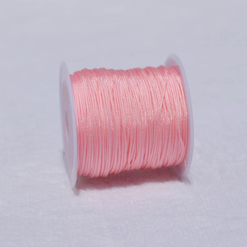 Nylonschnur für Halsketten, Armbänder, 0,8 mm x 20 m, DIY-Schmuckfaden, hochwertige Kordeln, Schmuckzubehör rosa von Joom DACH