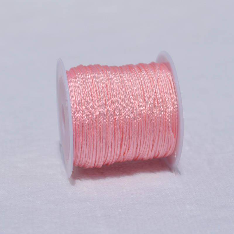 Nylonschnur für Halsketten, Armbänder, 0,8 mm x 20 m, DIY-Schmuckfaden, hochwertige Kordeln, Schmuckzubehör rosa von Joom DACH