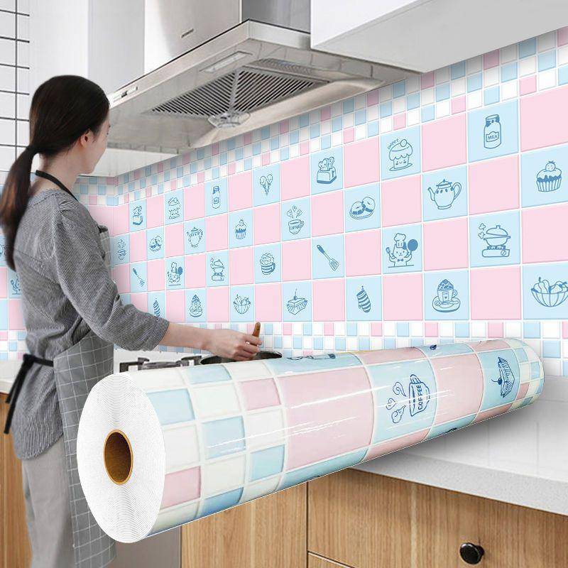 Ölbeständiger Küchenherd-Aufkleber, selbstklebende Tapeten, wasserfest, hochtemperaturbeständig, Küchendekoration, Kontaktpapier 60cm x 300cm Ölbeständiger Küchenherd-Aufkleber, selbstklebende Tapeten, wasserfest, hochtemperaturbeständig, Küchendekoration, Kontaktpapier 60cm x 300cm von Joom DACH