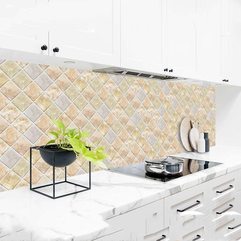 Ölbeständiger Küchenherd-Aufkleber, selbstklebende Tapeten, wasserfest, hochtemperaturbeständig, Küchendekoration, Kontaktpapier 60cm x 300cm von Joom DACH