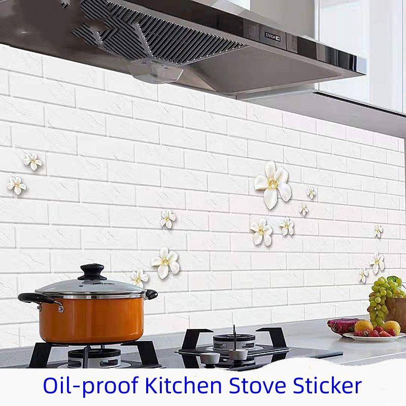 Ölbeständiger Küchenherd-Aufkleber, selbstklebende Tapeten, wasserfest, hochtemperaturbeständig, Küchendekoration, Kontaktpapier 60cm x 500cm Ölbeständiger Küchenherd-Aufkleber, selbstklebende Tapeten, wasserfest, hochtemperaturbeständig, Küchendekoration, Kontaktpapier 60cm x 500cm von Joom DACH