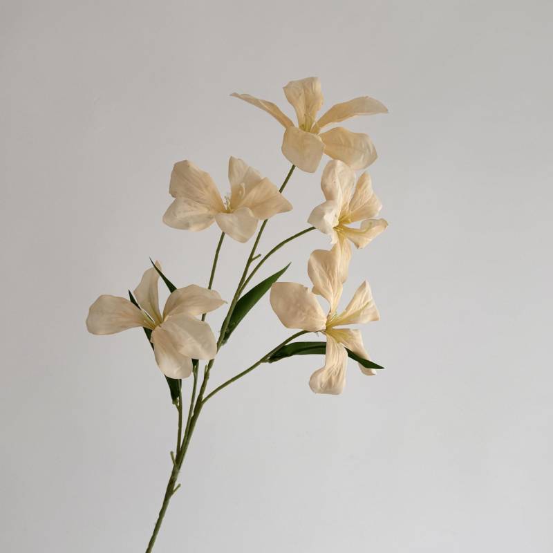 Ölgemälde Wind Flammenorchidee Simulationsblume Kunstblume Wohnungseinrichtung Wohnzimmer Ornament Hochzeitssaal Garten Set Schaufensterdekoration champagner von Joom DACH