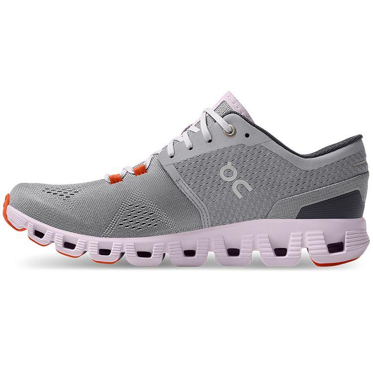 ON Cloud X 3 Alloy Lily Damen Sneaker Grau Alloy-Grau Lilienrosa 40.99041 37.5 von Joom DACH