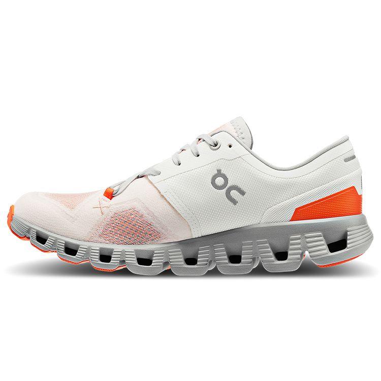 ON Cloud X 3 Ivory Alloy Damen Sneaker Creme 60.98252 37 von Joom DACH