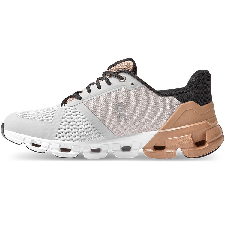 ON Cloudflyer Glacier Rosebraun Damen Sneaker Grau 21.99566 36 von Joom DACH