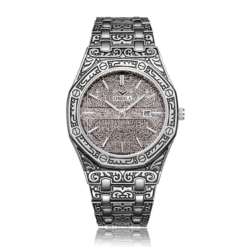 ONOLA Uhr Herren Wasserdicht Stahlgürtel Klassische Uhr Mode Business Herrenuhr von Joom DACH