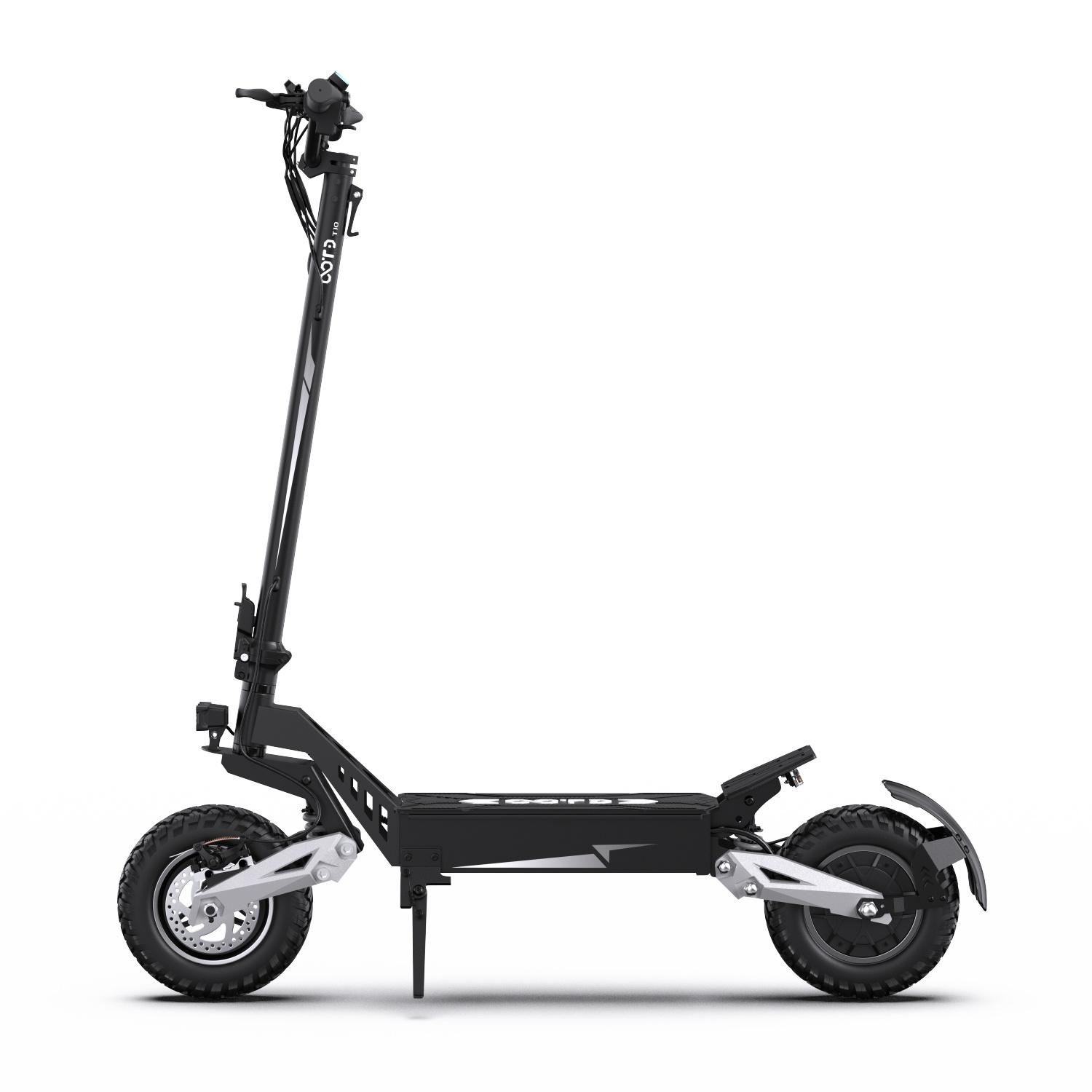 OOTD T10 Faltbarer Elektroroller 500W Motor 48V 13.5AH Akku Reichweite 45KM 11 Zoll Reifen E-Scooter 48V 13.5Ah schwarz von Joom DACH