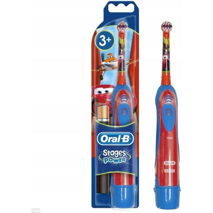 Elektrische Zahnbürste - ORAL-B - Stages Power Car - Integrierter Timer - Fröhliche Farben - Für Kinder von Joom DACH