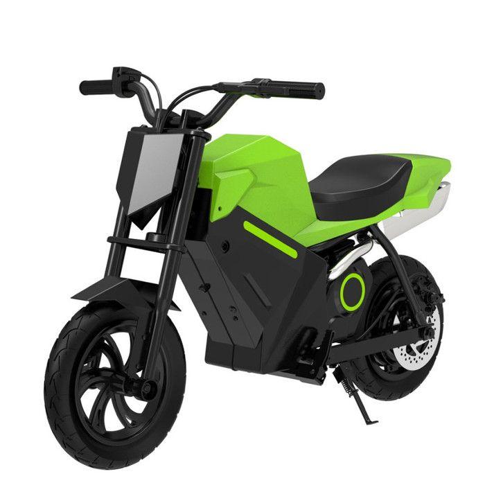 OVIVO ADV250 - Elektrisches Motorrad für Kinder - 21,6 V 4 Ah - Maximale Reichweite 14 km - 12,5 Zoll - Grün von Joom DACH