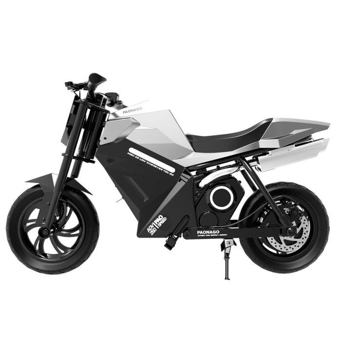 OVIVO ADV250 - Elektrisches Motorrad für Kinder - 21,6 V 4 Ah - Maximale Reichweite 14 km - 12,5 Zoll - Silber von Joom DACH