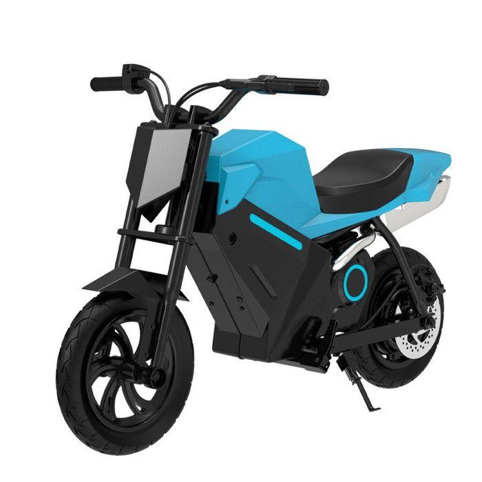 OVIVO ADV250 - Elektrisches Motorrad für Kinder - 21,6 V 4 Ah - Maximale Reichweite 14 km - 12,5 Zoll - Blau von Joom DACH