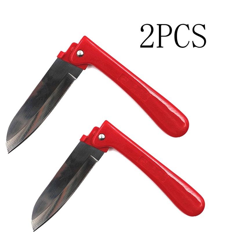 Obstmesser, faltbares Taschenmesser, Küchenmesser aus Edelstahl, Gemüse- und Obstmesser mit Ebenholzgriff, Küchenzubehör 2pcs von Joom DACH