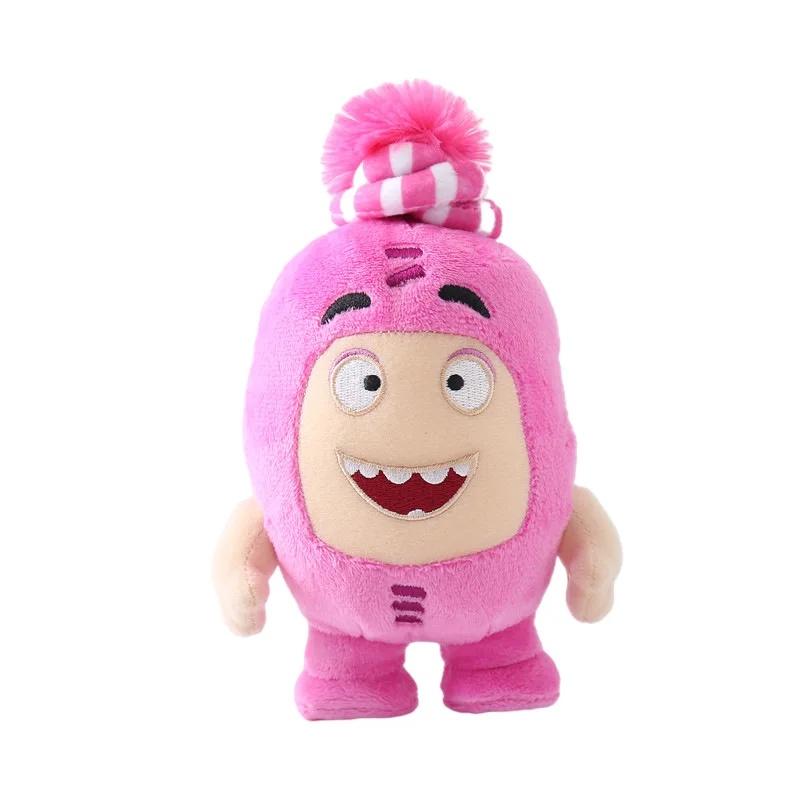 Oddbods Plüschtier, lustiges Plüschspielzeug, Cartoon-Anime-Puppe, Weihnachtsgeschenk 18cm rosa von Joom DACH