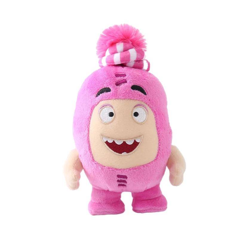 Oddbods Plüschtier, lustiges Plüschspielzeug, Cartoon-Anime-Puppe, Weihnachtsgeschenk 18cm rosa von Joom DACH