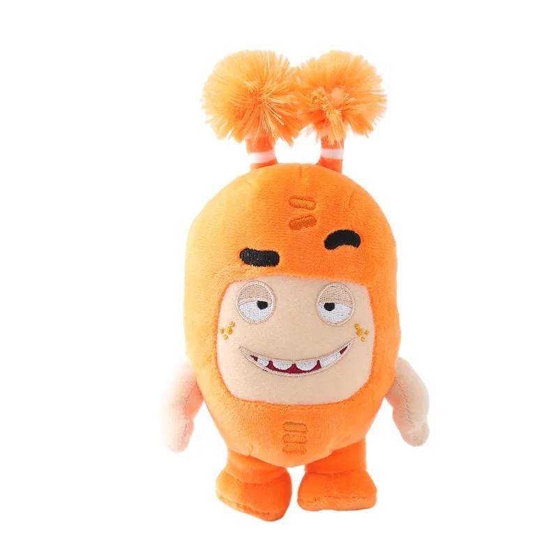 Oddbods Plüschtier, lustiges Plüschspielzeug, Cartoon-Anime-Puppe, Weihnachtsgeschenk 18cm orange von Joom DACH