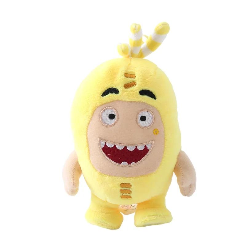 Oddbods Plüschtier, lustiges Plüschspielzeug, Cartoon-Anime-Puppe, Weihnachtsgeschenk 18cm gelb von Joom DACH