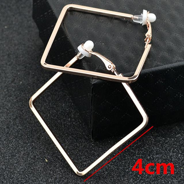 Ohrclips ohne Piercing Ohrringe für Frauen Modeschmuck Feine Accessoires Nicht gepiercte Mädchen Studenten Damen Ohrringe von Joom DACH