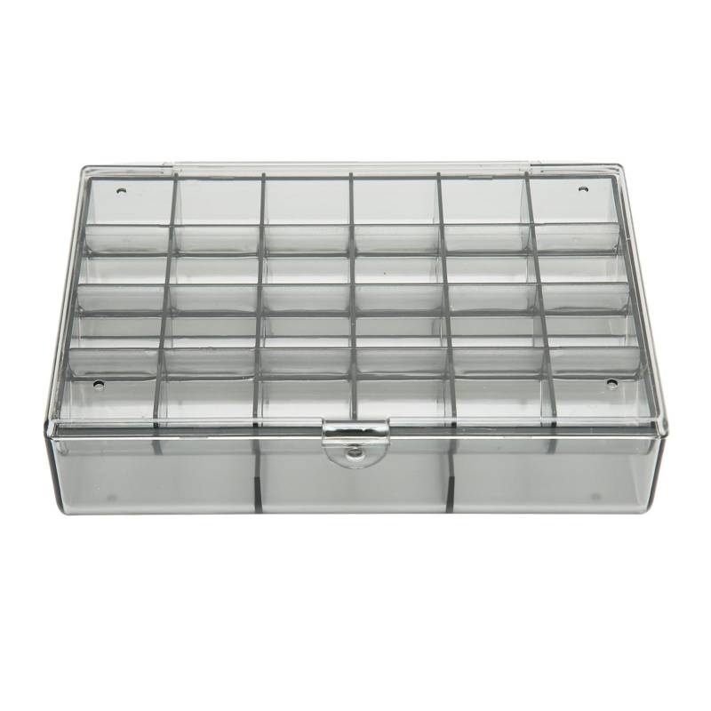 Ohrring-Organizer-Box Große Kapazität 30 Fächer Durchscheinendes Schwarzes Acryl Schmuckaufbewahrung von Joom DACH