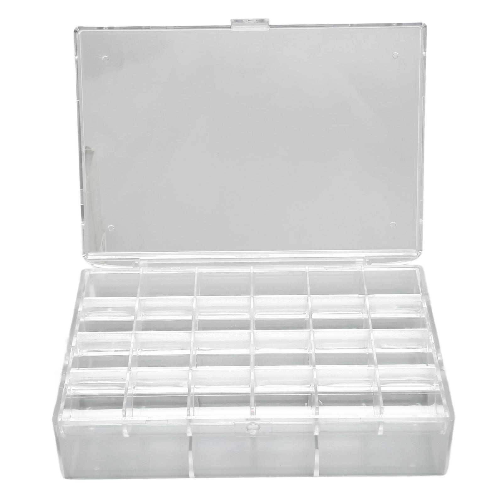 Ohrringhalter Organizer Transparentes Acryl 30 Fächer Tragbar Stapelbar Ohrring-Organizer Box L von Joom DACH