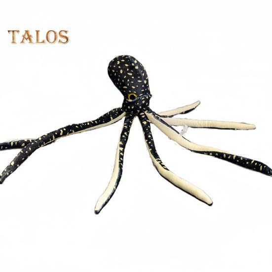 Oktopus-Plüschtier, realistischer Oktopus-Plüsch, Meerestier-Spielzeug, Oktopus-Plüschpuppe, Stofftier, Geschenk für Kinderliebhaber schwarz von Joom DACH