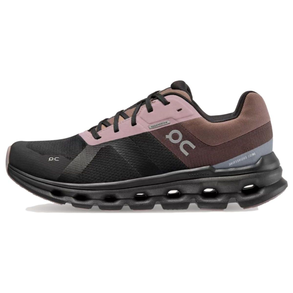 On Cloudrunner Wasserdicht Polyester Stoßdämpfend Low Top Laufschuhe Damen Sneaker Schwarz Braun 52.98636 36 von Joom DACH