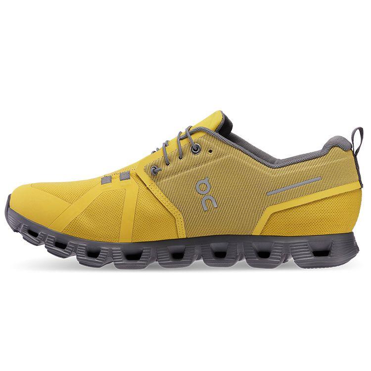 On Running Cloud 5 Waterproof Mustard Rock Herren Sneaker 59.98529 43 von Joom DACH
