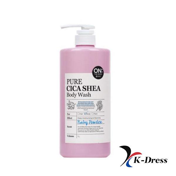 On The Body Pure Cica Shea Duschgel, 1000 ml, 2 Sorten BABY POWDER von Joom DACH