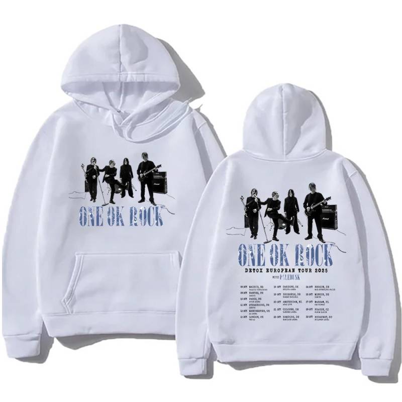 One Ok Rock Band Hip Hop Band Hoodies ONE OK ROCK Detox Europatour Sweatshirts Herbst Männer Frauen Pop Streetwear XXXL weiß One Ok Rock Band Hip Hop Band Hoodies ONE OK ROCK Detox Europatour Sweatshirts Herbst Männer Frauen Pop Streetwear XXXL weiß von Joom DACH