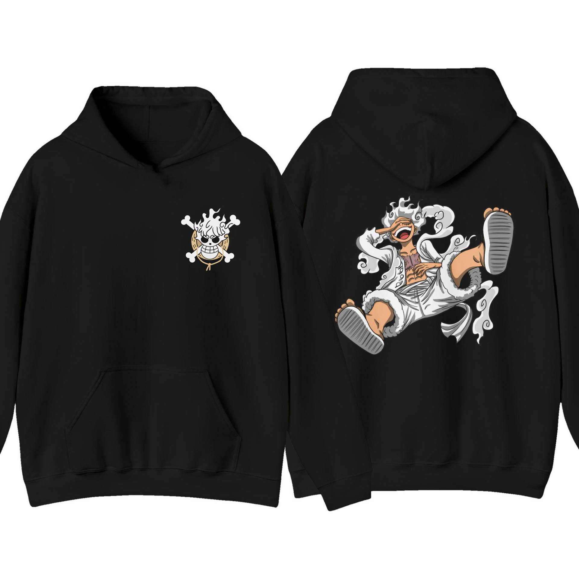 One Piece Anime Herren Sweatshirt Monkey D. Luffy Bedruckte Unisex Pullover Hoodies Damen Oversized Harajuku Kapuzenpullover M von Joom DACH