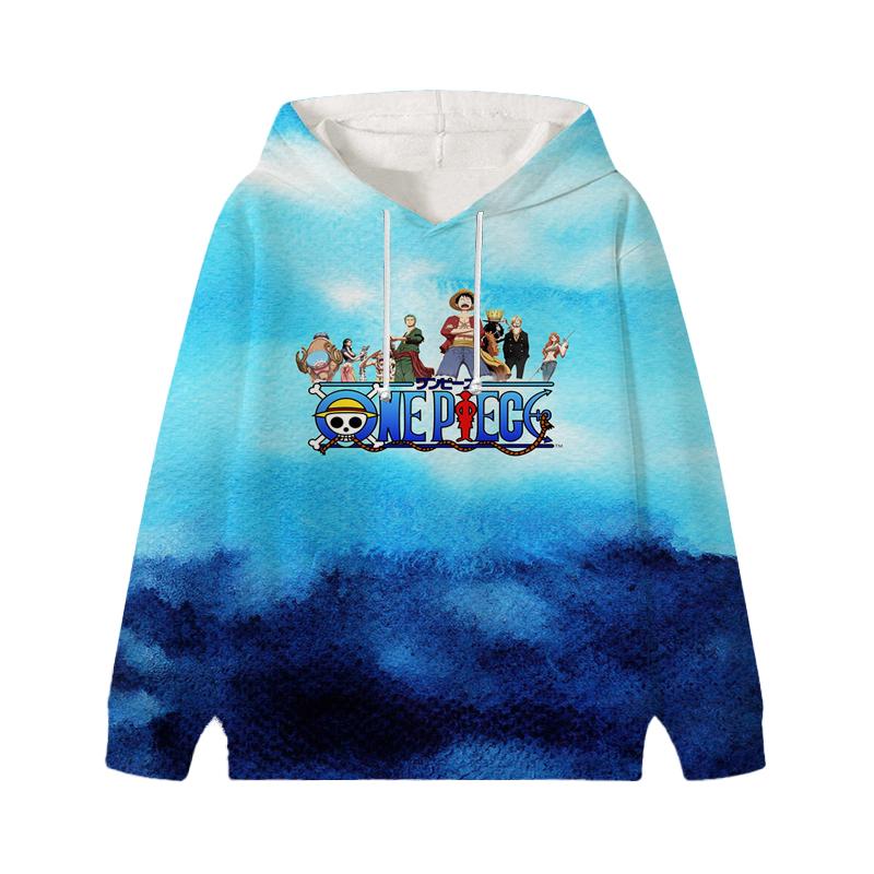 One Piece Luffy Wanted Kinder Hoodies Herbst Winter Kinder Samt Pullover Freizeitkleidung Kind Mädchen Jungen Cartoons Kawaii Tops Sweatshirts 160 gelb von Joom DACH