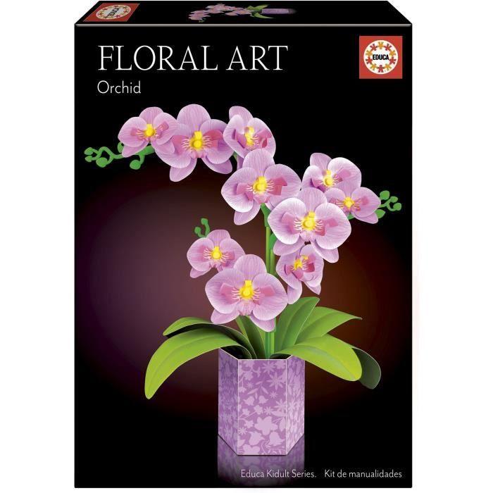 Kreativset - EDUCA - Floral Art Orchideen - Papierorchidee gestalten - Ab 14 Jahren von Joom DACH