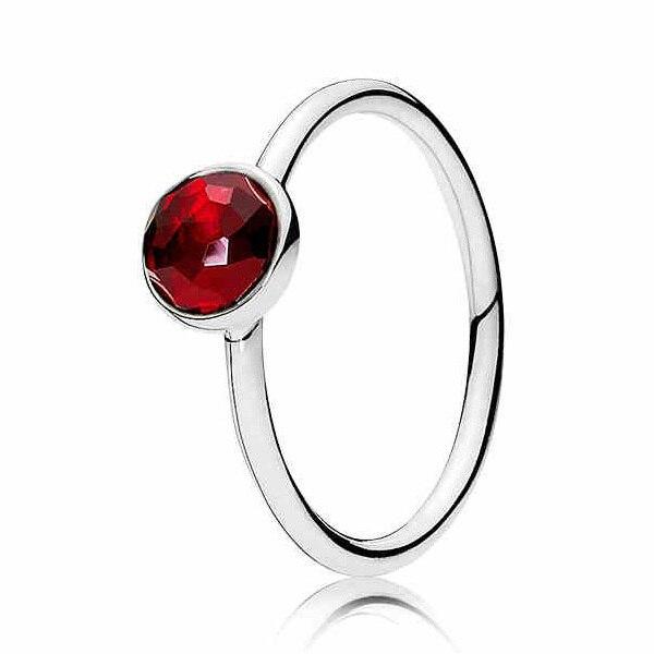 Original 925 Sterling Silber Ring Monat Tröpfchen mit bunten Kristall für Frauen Hochzeit Party Geschenk Europa Mode Schmuck 5 von Joom DACH